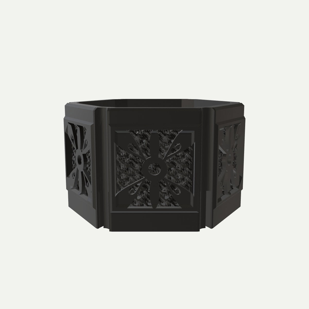 RYUKA BLOCK POT HEXAGON てぃだばな（B-01） 4号相当