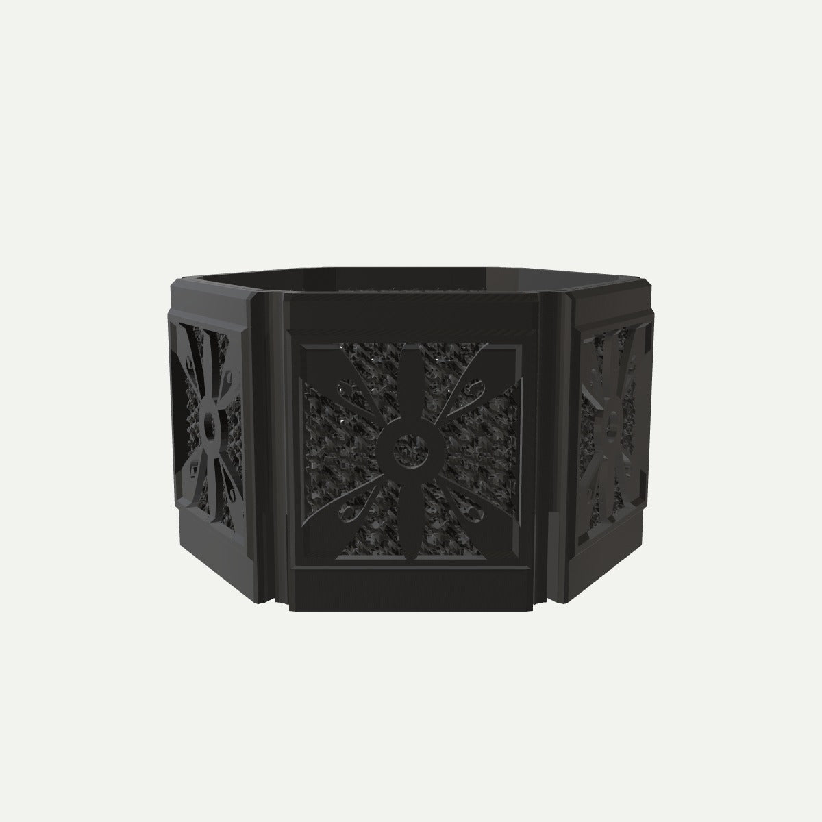 RYUKA BLOCK POT HEXAGON てぃだばな（B-01） 5号相当