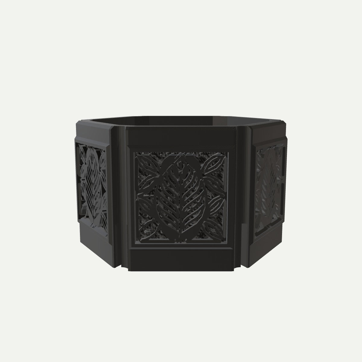 RYUKA BLOCK POT HEXAGON さんにん（B-02） 4号相当