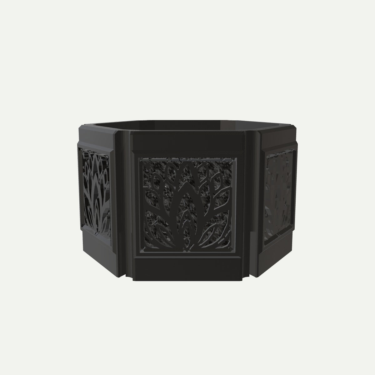 RYUKA BLOCK POT HEXAGON はなうかし（B-03） 4号相当