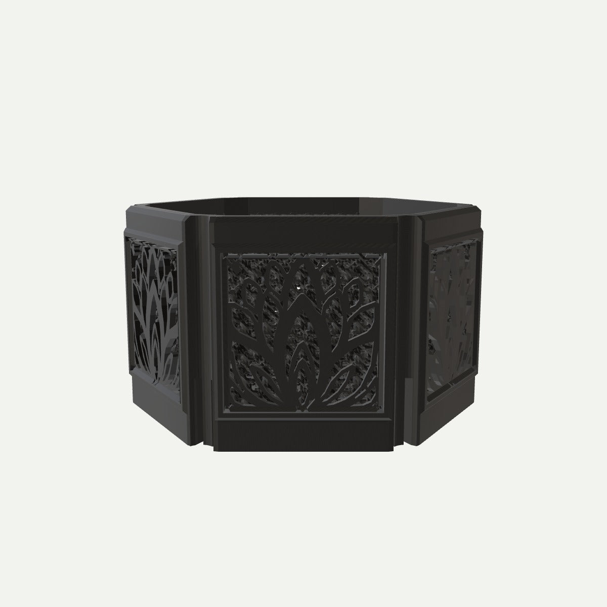 RYUKA BLOCK POT HEXAGON はなうかし（B-03） 5号相当