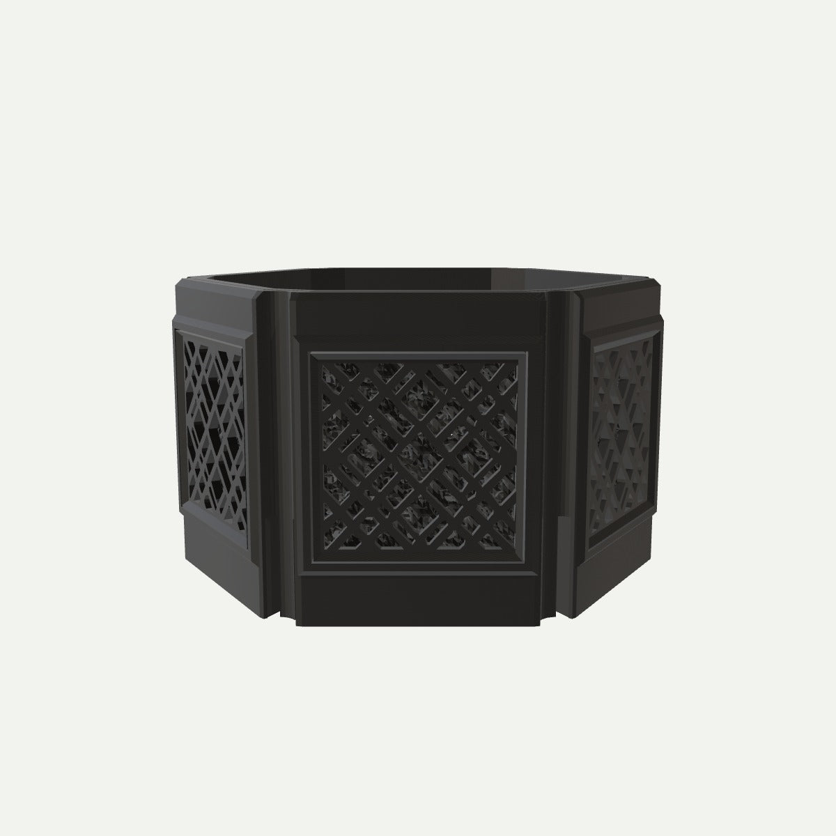 RYUKA BLOCK POT HEXAGON うどぅん（H-02） 4号相当