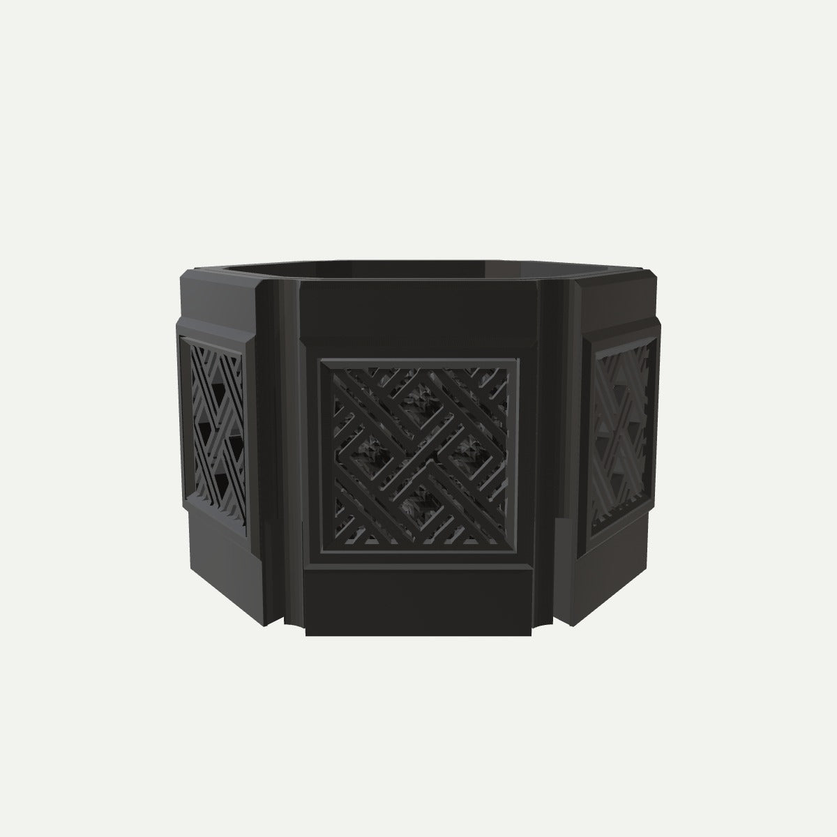 RYUKA BLOCK POT HEXAGON あやぱに（H-03） 3号相当