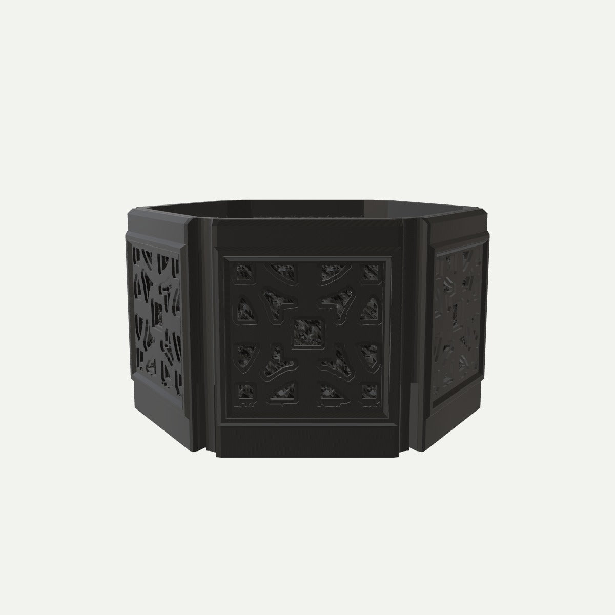 RYUKA BLOCK POT HEXAGON うたき（H-06） 5号相当