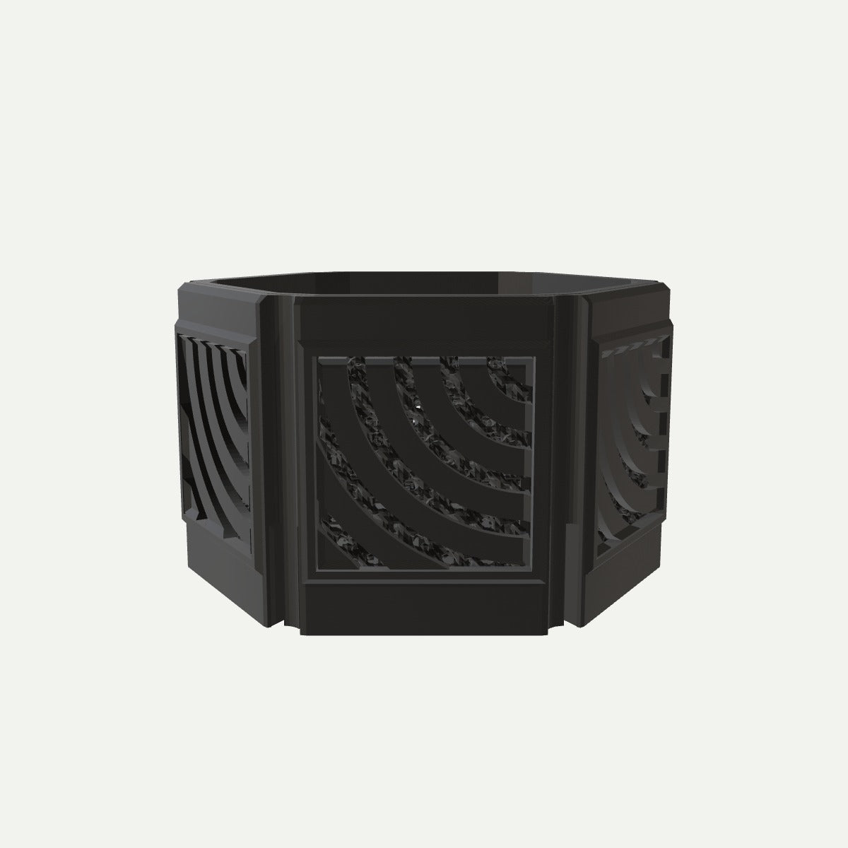 RYUKA BLOCK POT HEXAGON みずわ（N-03） 4号相当