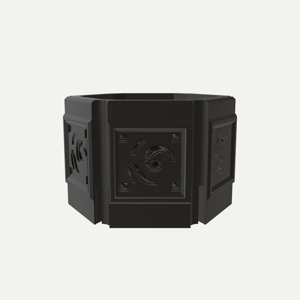 RYUKA BLOCK POT HEXAGON しおかぜ（N-04） 3号相当