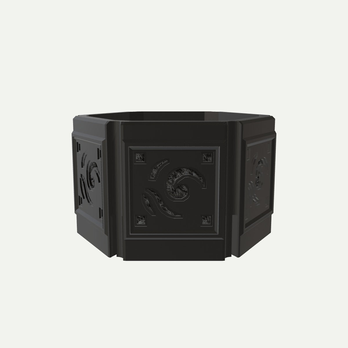 RYUKA BLOCK POT HEXAGON しおかぜ（N-04） 4号相当