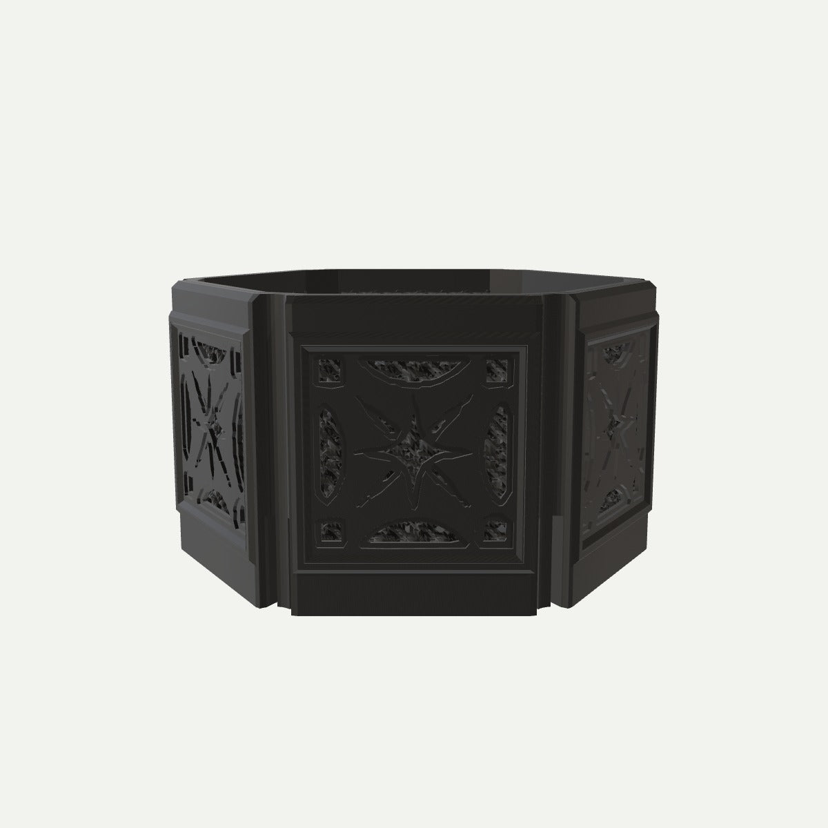 RYUKA BLOCK POT HEXAGON てぃんがーら（N-06） 5号相当