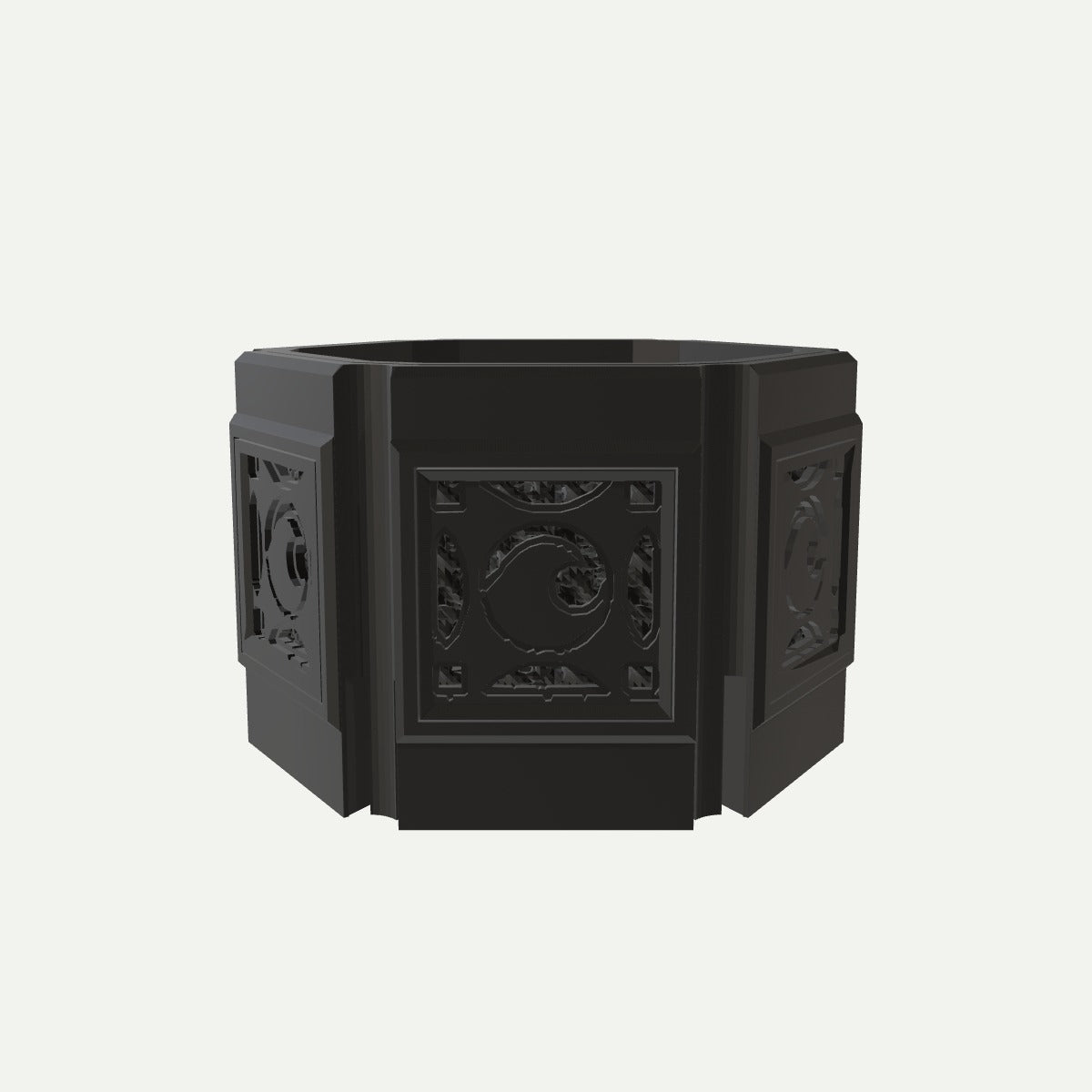RYUKA BLOCK POT HEXAGON はいみつ（N-07） 3号相当