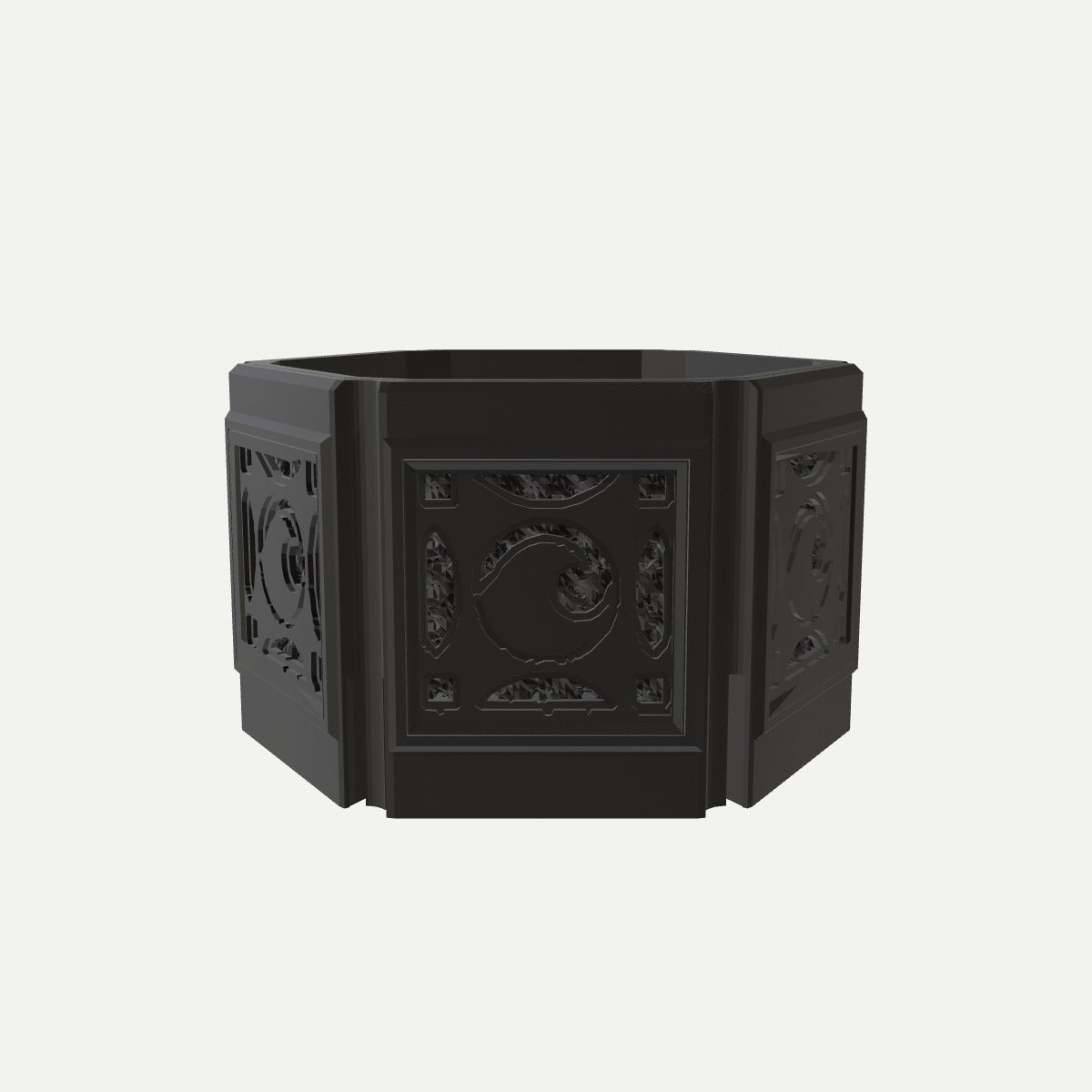 RYUKA BLOCK POT HEXAGON はいみつ（N-07） 4号相当