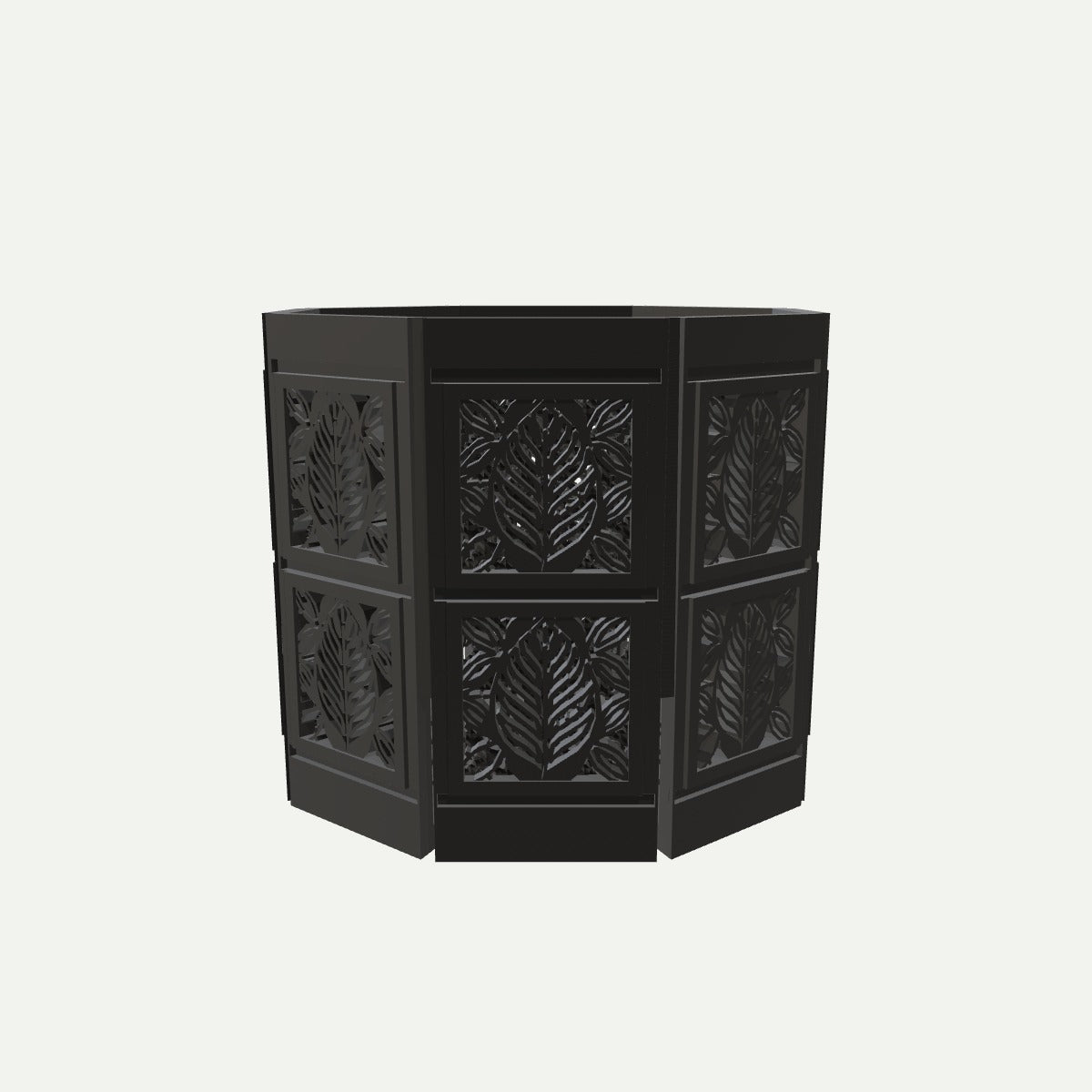 RYUKA BLOCK POT OCTAGON さんにん（B-02） 4号相当