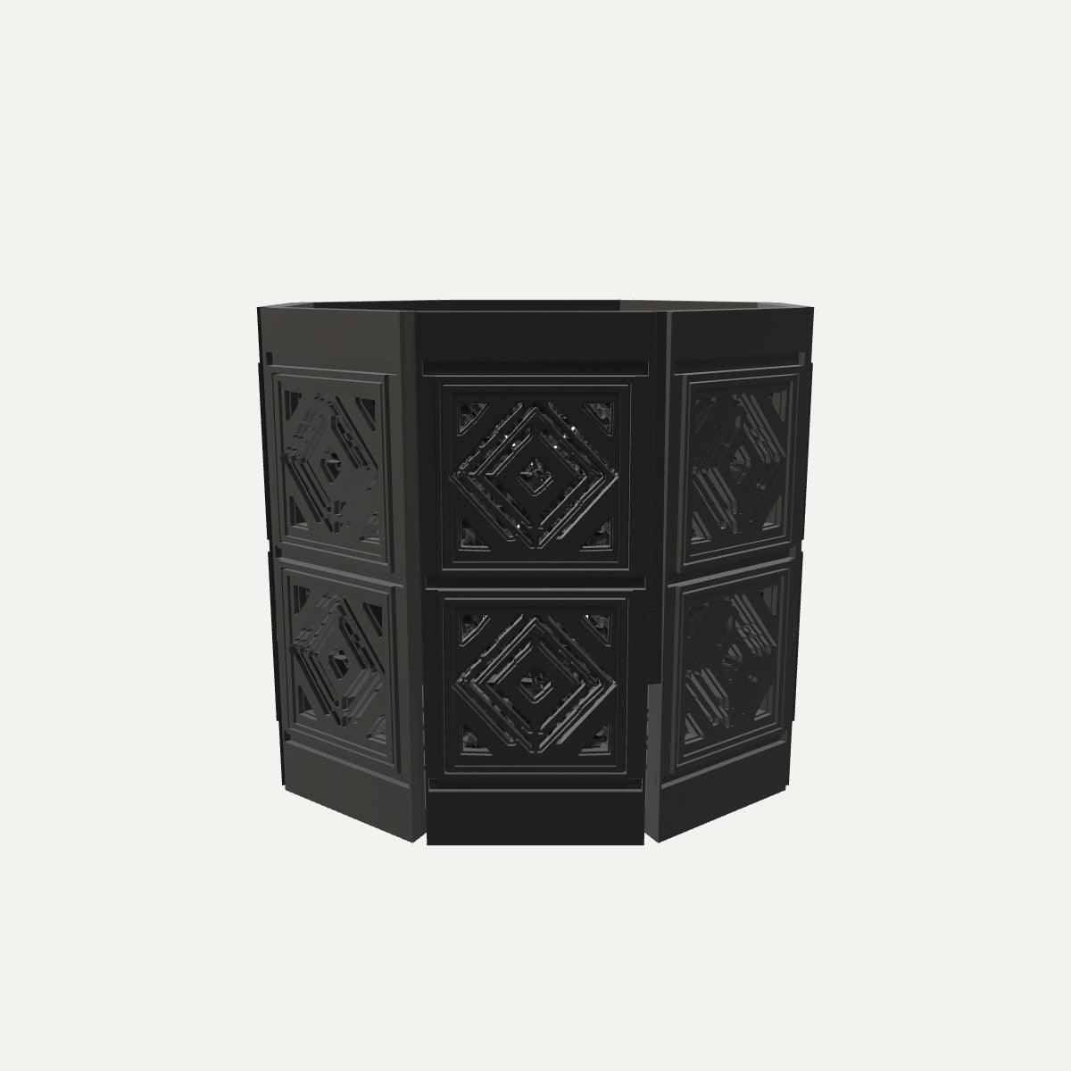 RYUKA BLOCK POT OCTAGON いしだたみ（H-01） 4号相当