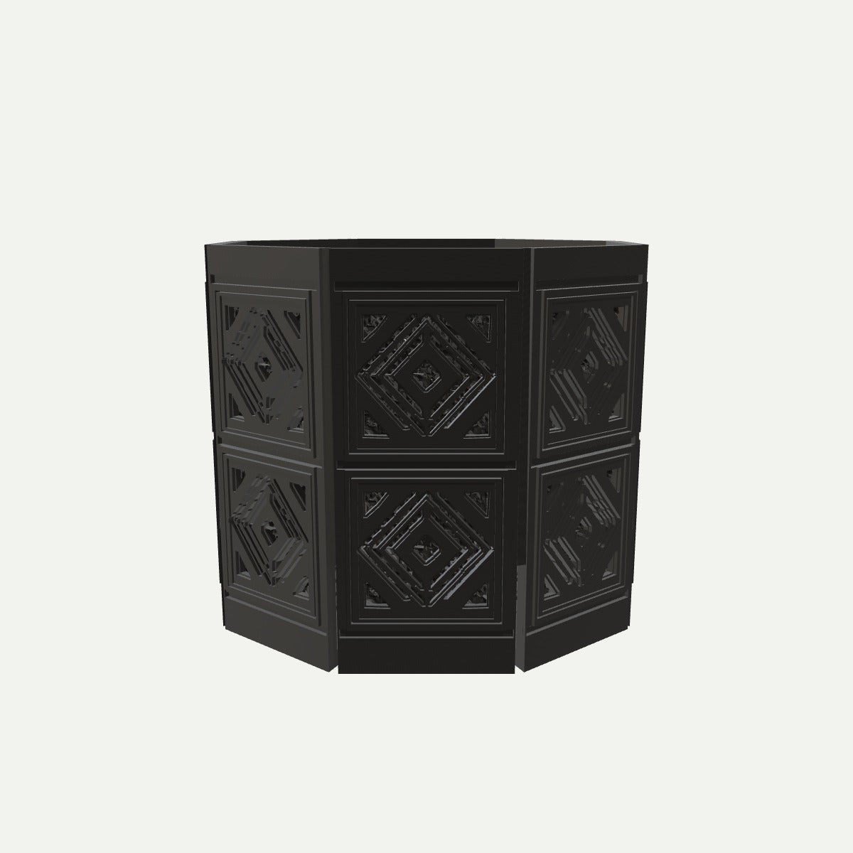 RYUKA BLOCK POT OCTAGON いしだたみ（H-01） 5号相当
