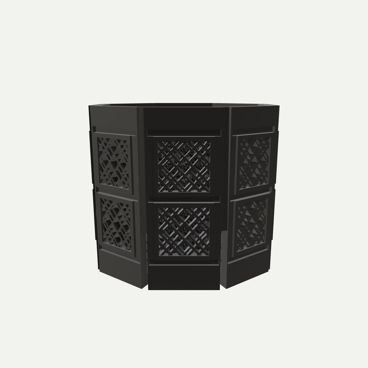 RYUKA BLOCK POT OCTAGON うどぅん（H-02） 3号相当