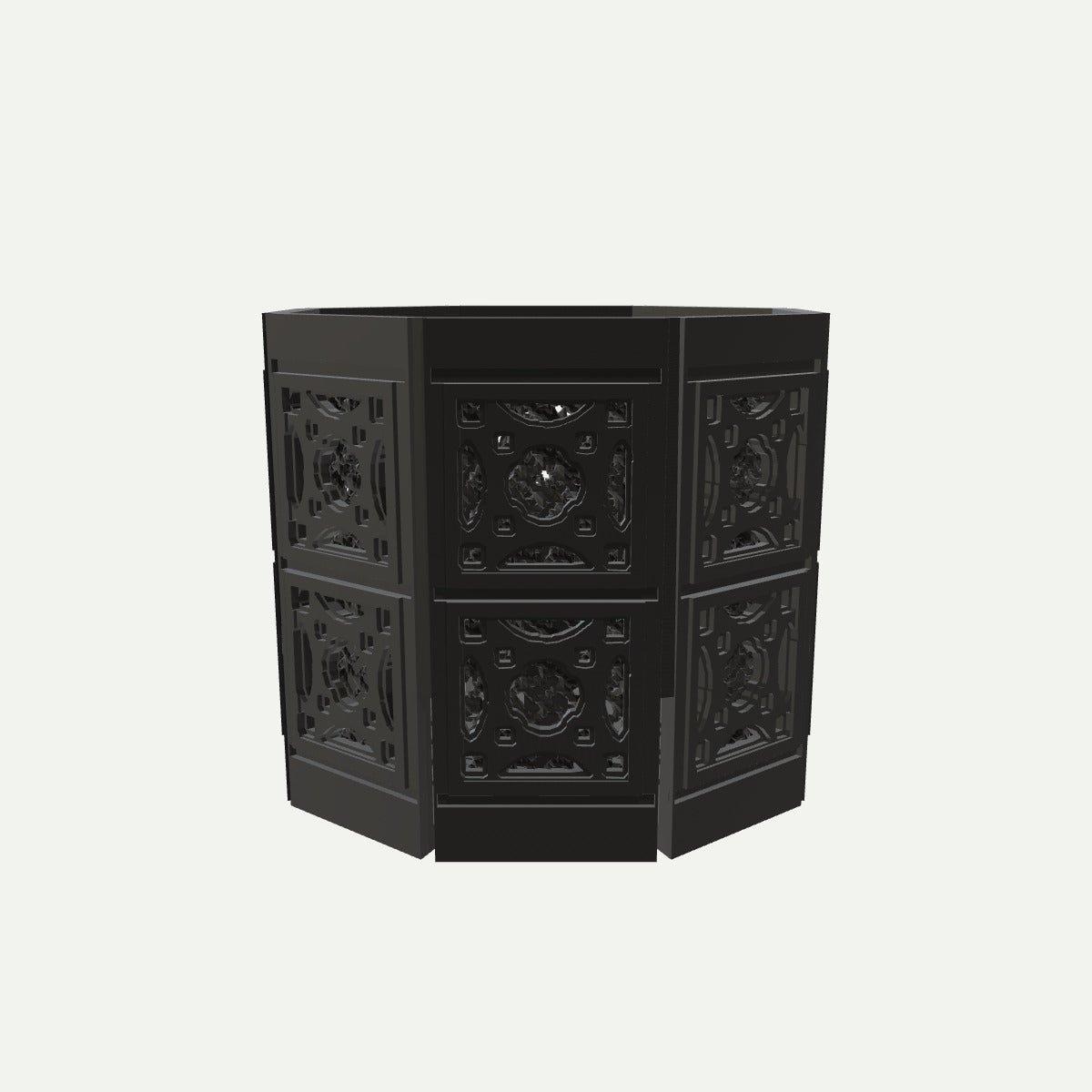 RYUKA BLOCK POT OCTAGON ぐすく（H-05） 4号相当