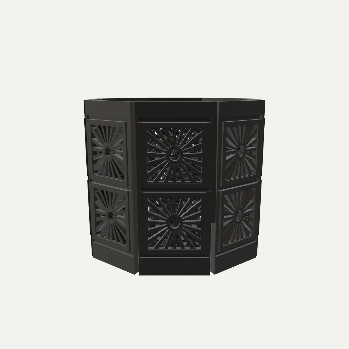 RYUKA BLOCK POT OCTAGON あかちち（N-02） 4号相当