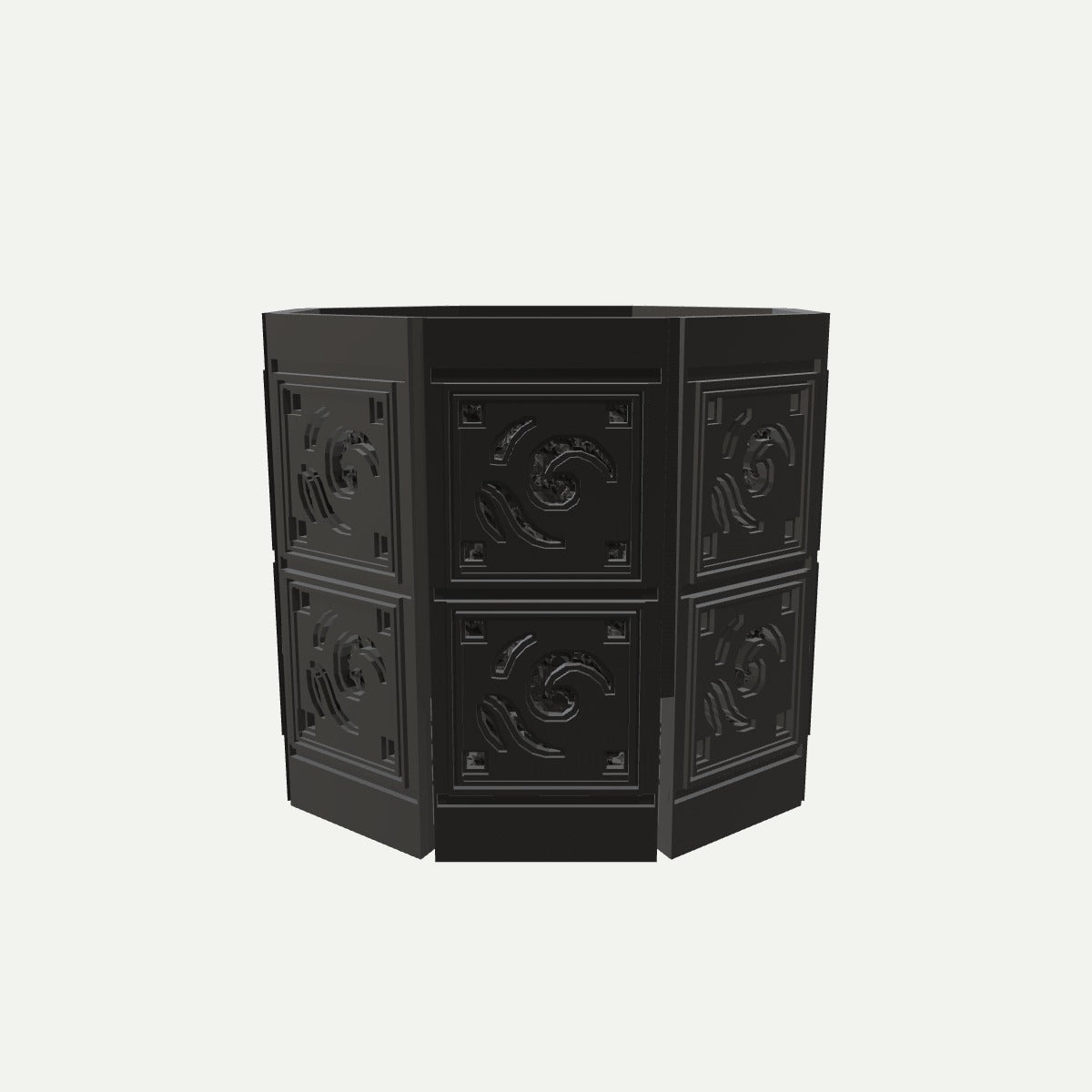 RYUKA BLOCK POT OCTAGON しおかぜ（N-04） 4号相当