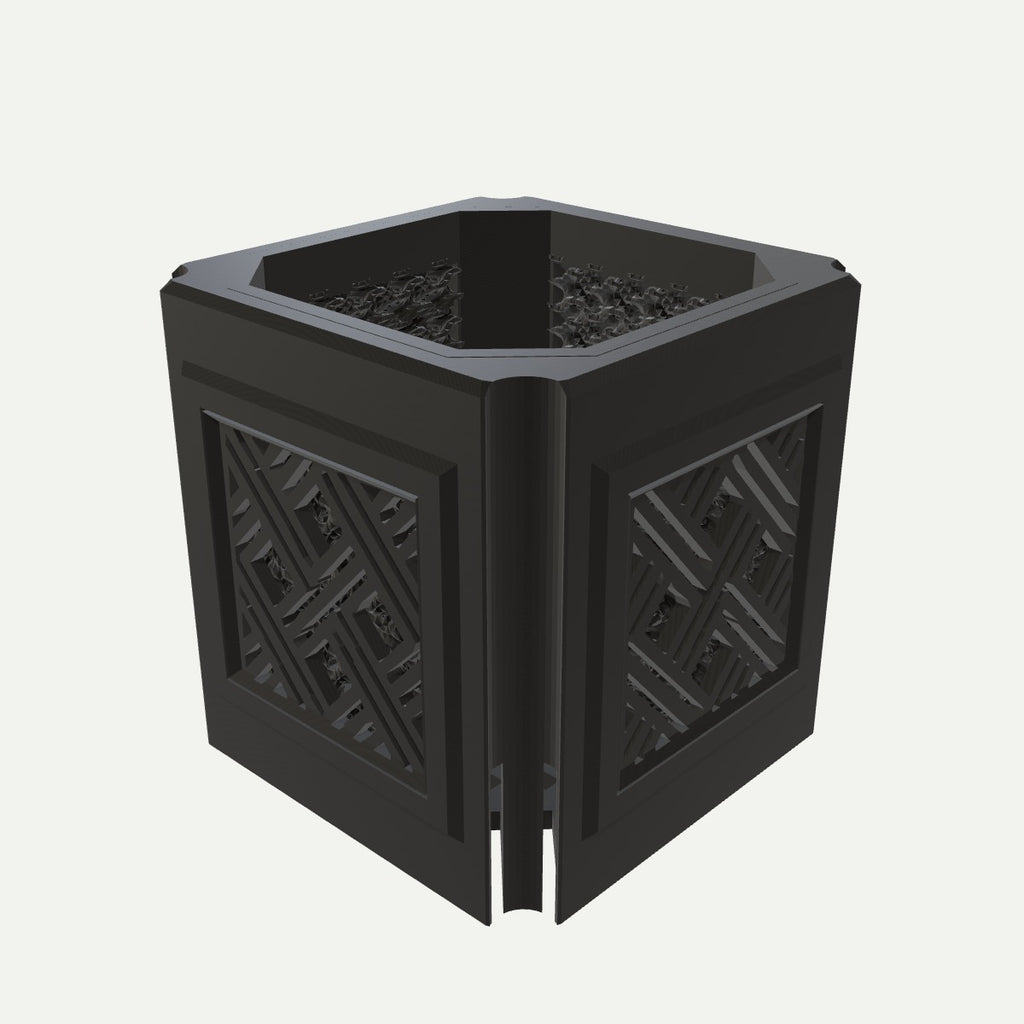 RYUKA BLOCK POT CUBE｜あやぱに 斜め