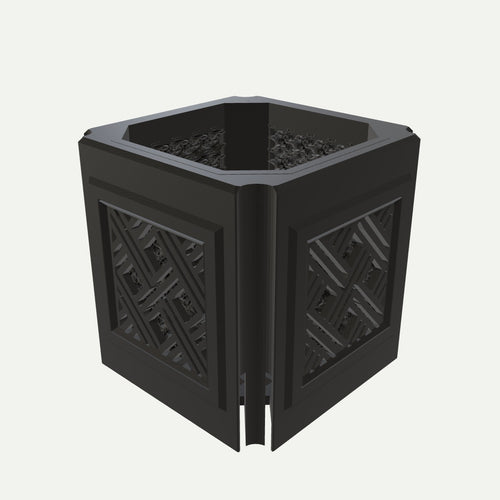 RYUKA BLOCK POT CUBE｜あやぱに 斜め