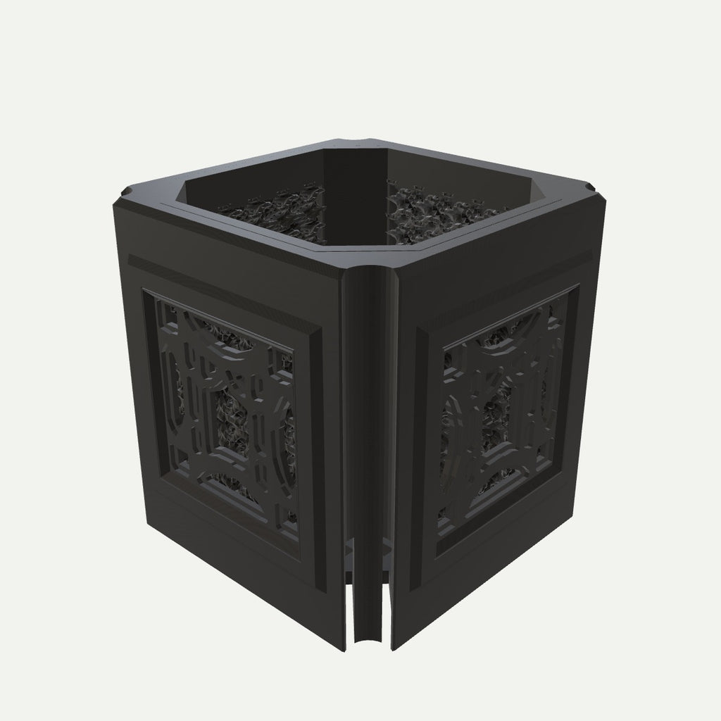 RYUKA BLOCK POT CUBE｜みかど 斜め