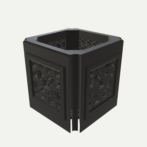 RYUKA BLOCK POT CUBE｜うたき 斜め