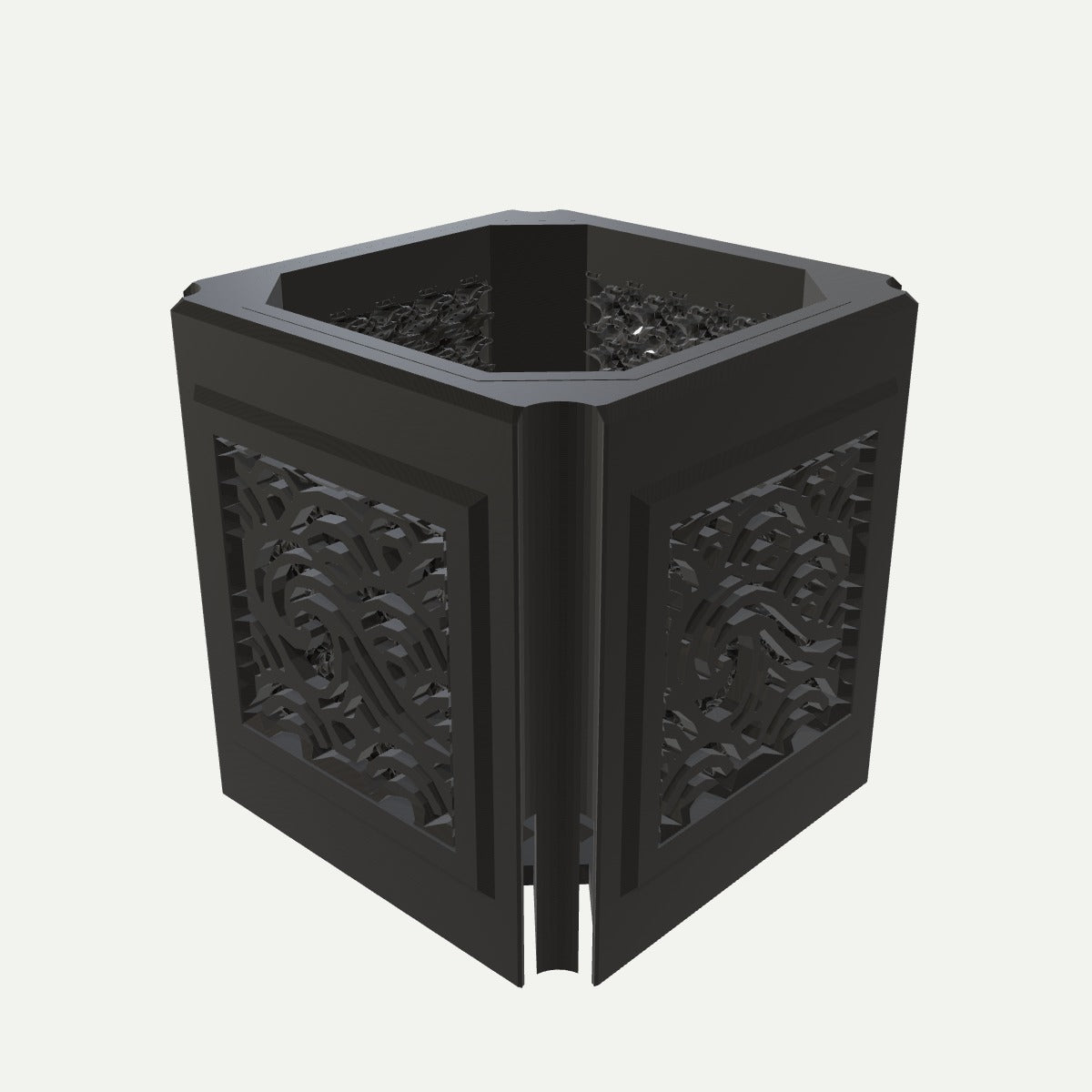 RYUKA BLOCK POT CUBE｜なみかじ 斜め
