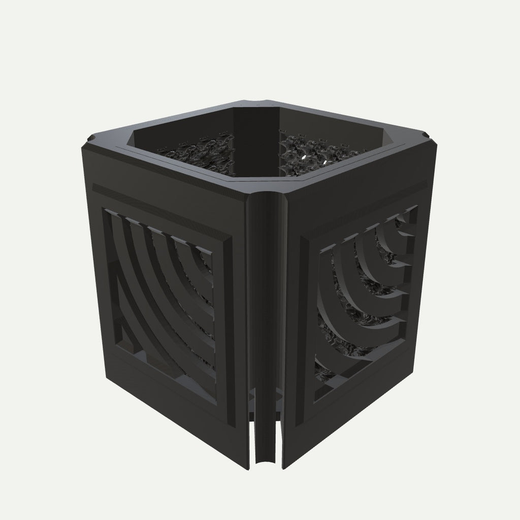 RYUKA BLOCK POT CUBE｜みずわ 斜め