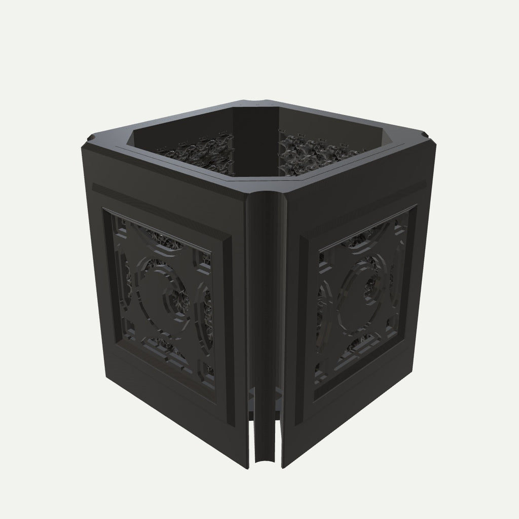RYUKA BLOCK POT CUBE｜はいみつ 斜め