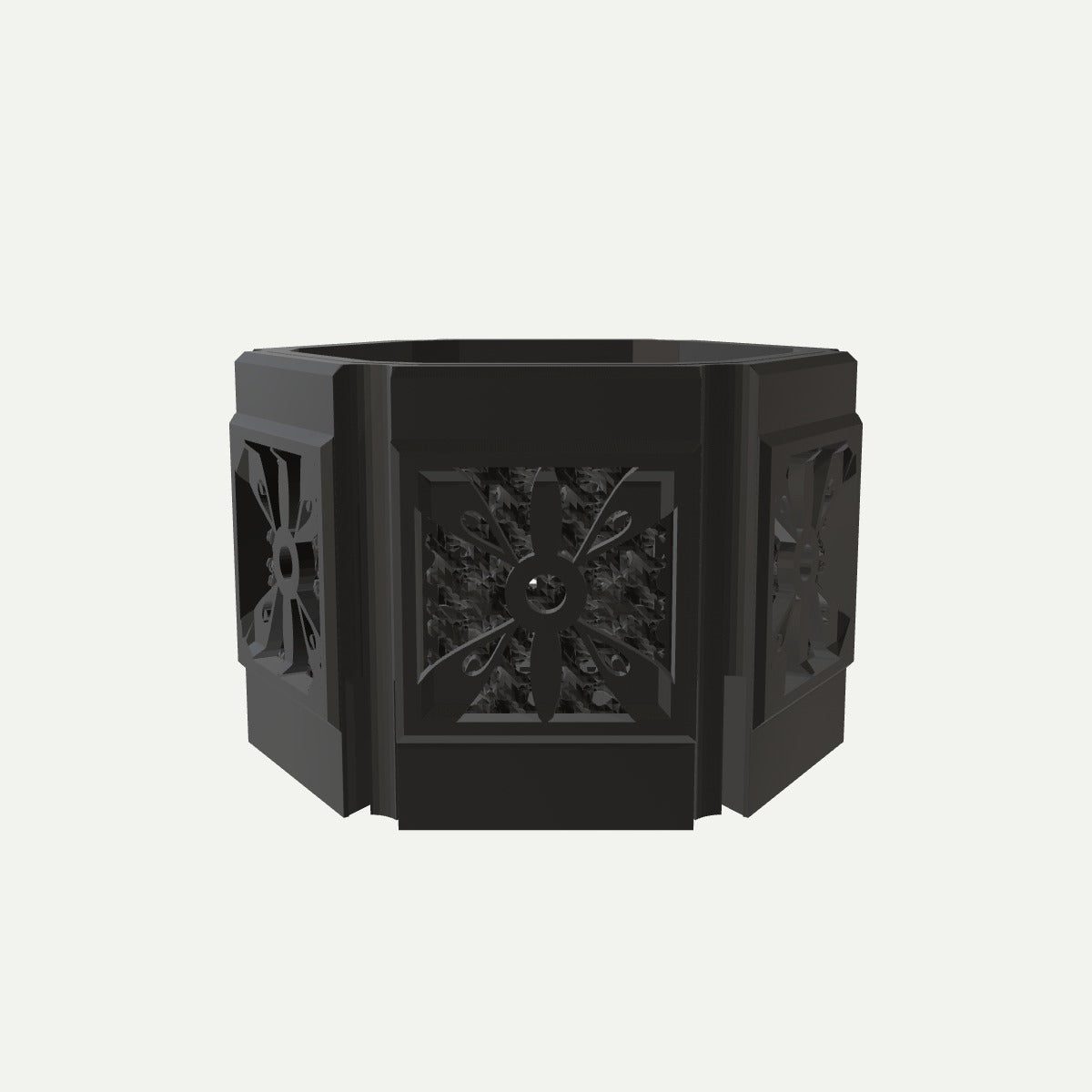 RYUKA BLOCK POT HEXAGON｜てぃだばな 正面