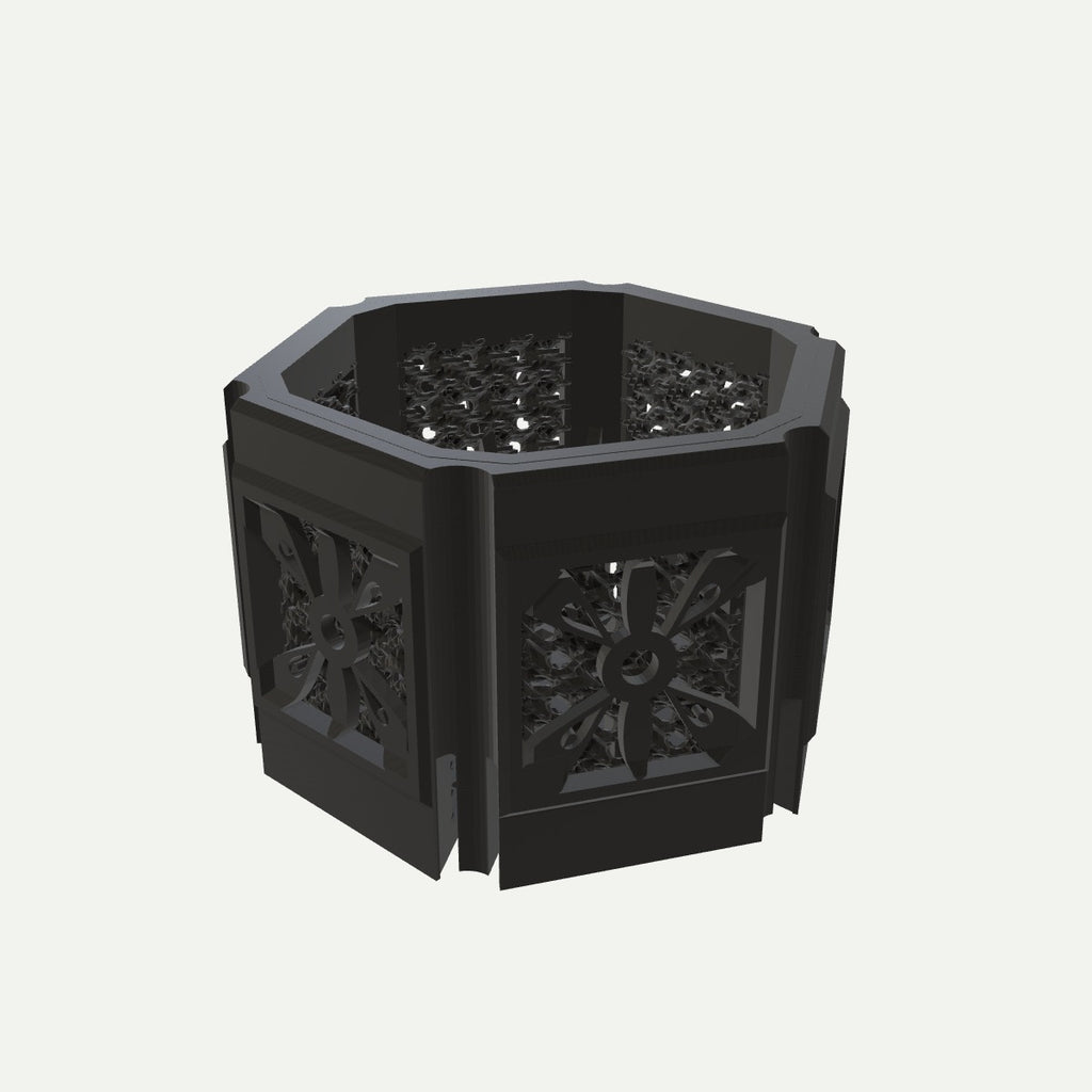 RYUKA BLOCK POT HEXAGON｜てぃだばな 斜め