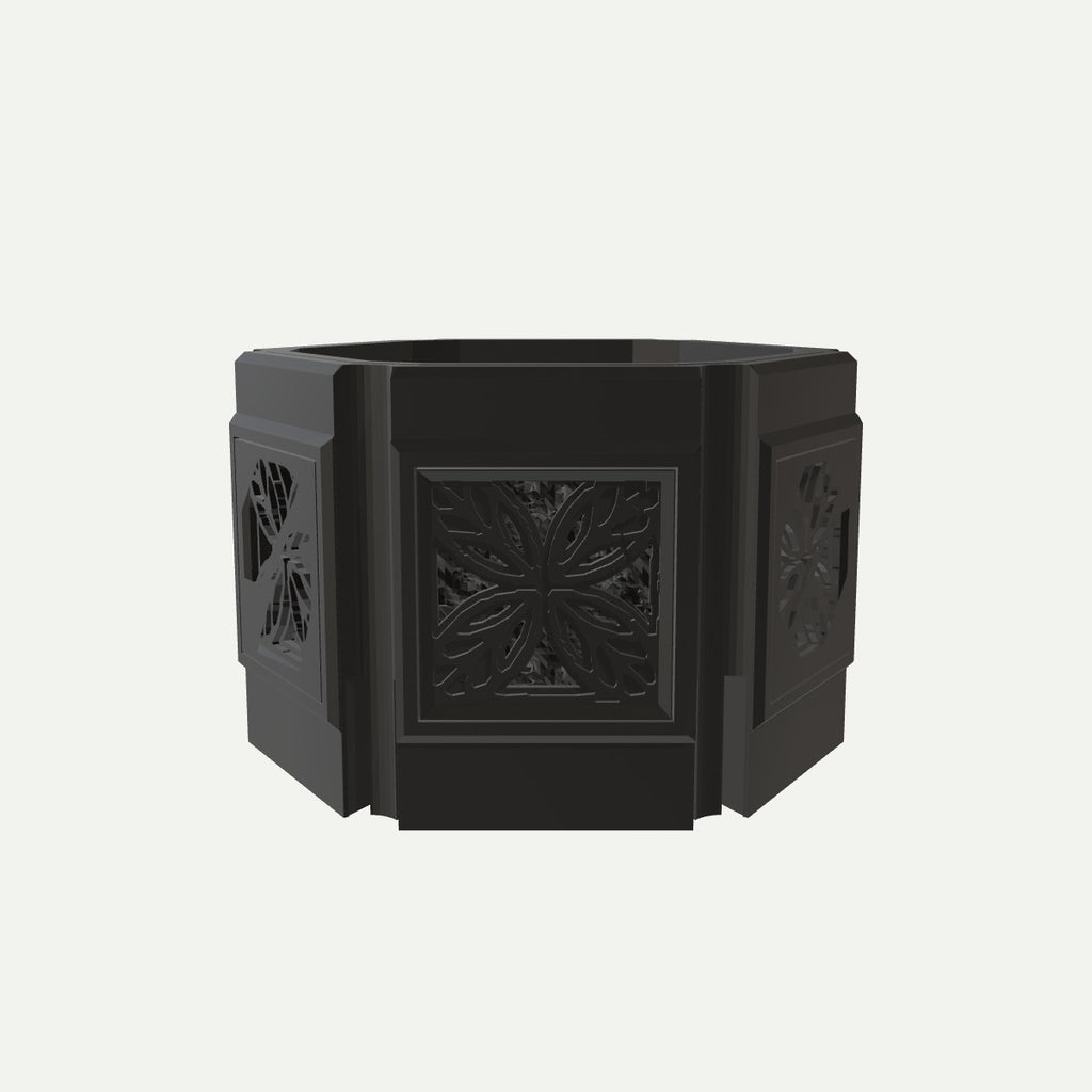 RYUKA BLOCK POT HEXAGON｜くばばな 正面