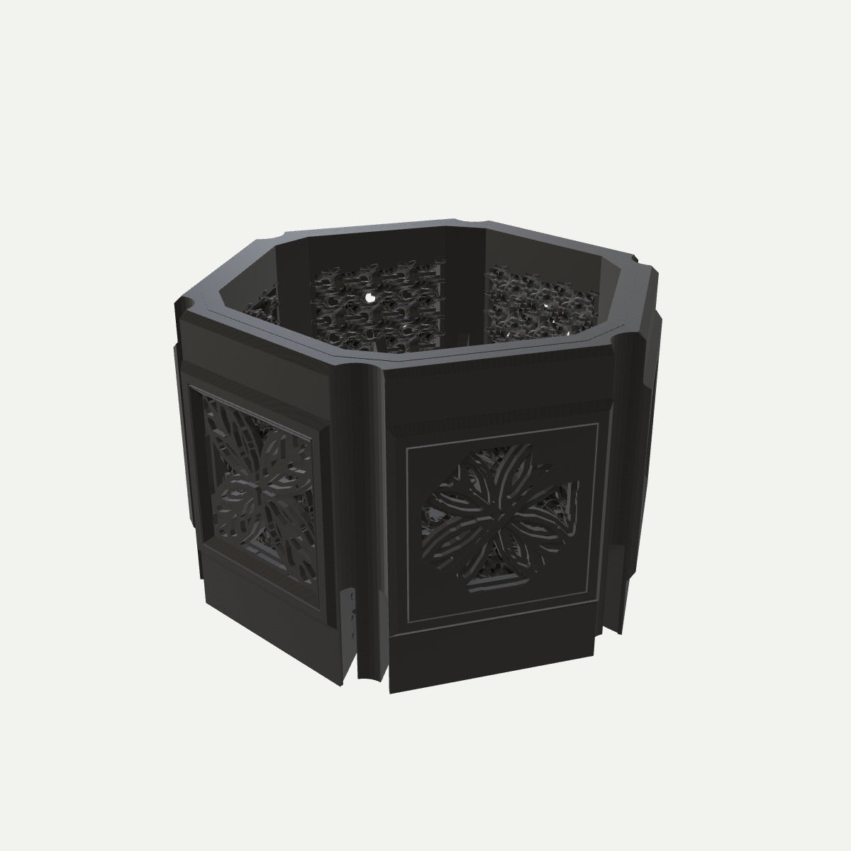 RYUKA BLOCK POT HEXAGON｜くばばな 斜め