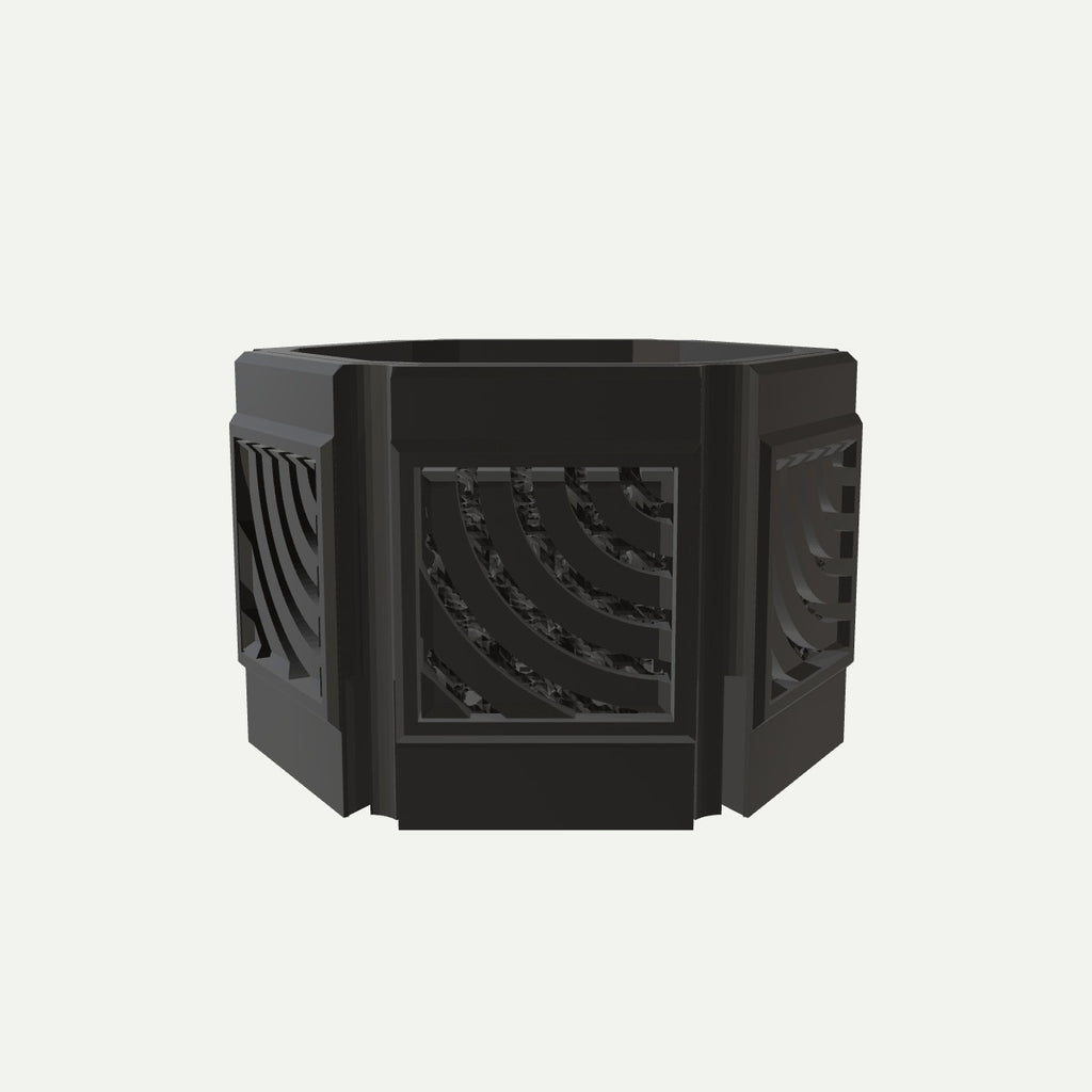 RYUKA BLOCK POT HEXAGON｜みずわ 正面