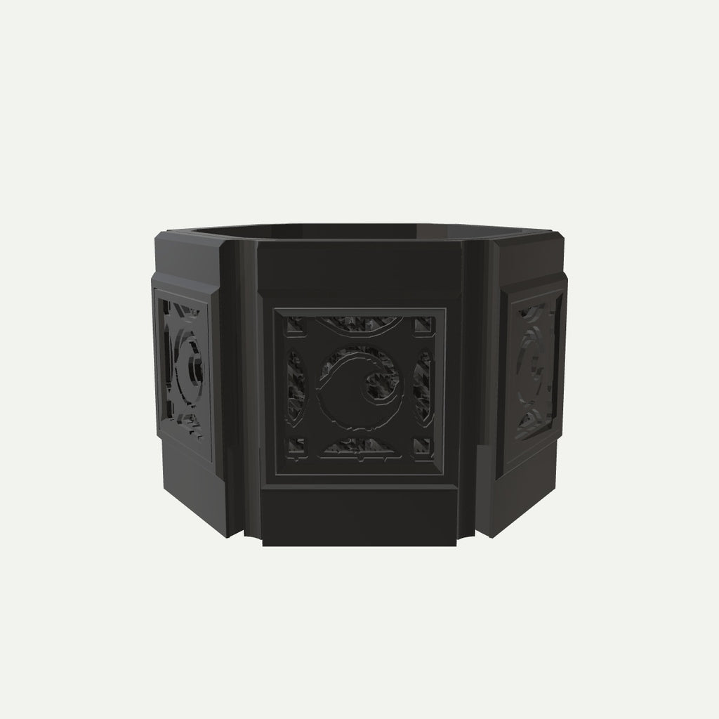 RYUKA BLOCK POT HEXAGON｜はいみつ 正面