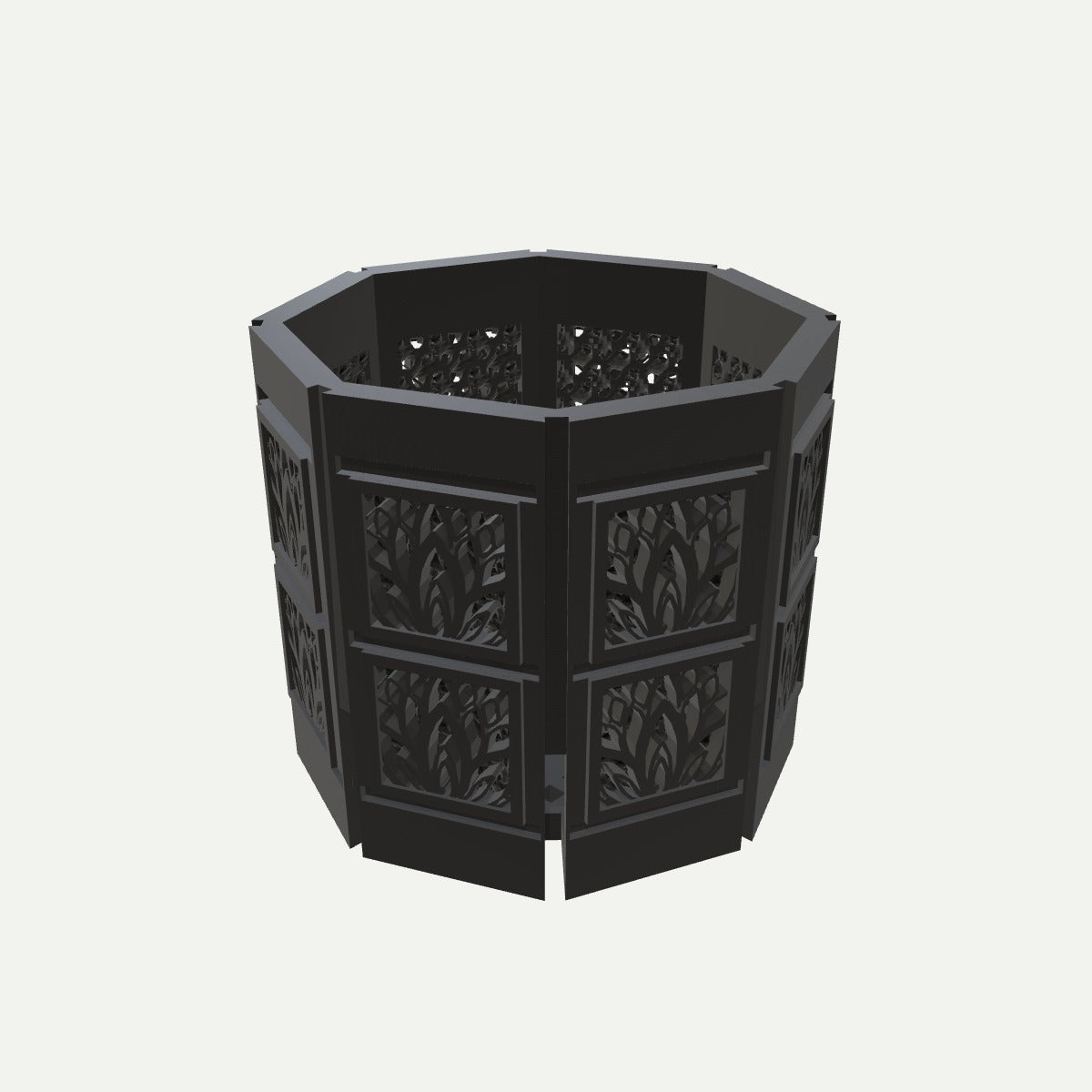 RYUKA BLOCK POT OCTAGON｜はなうかし 斜め