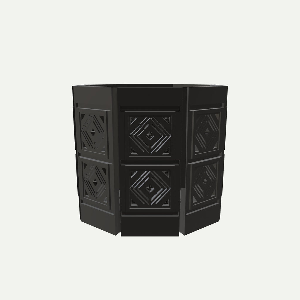 RYUKA BLOCK POT OCTAGON｜いしだたみ 正面