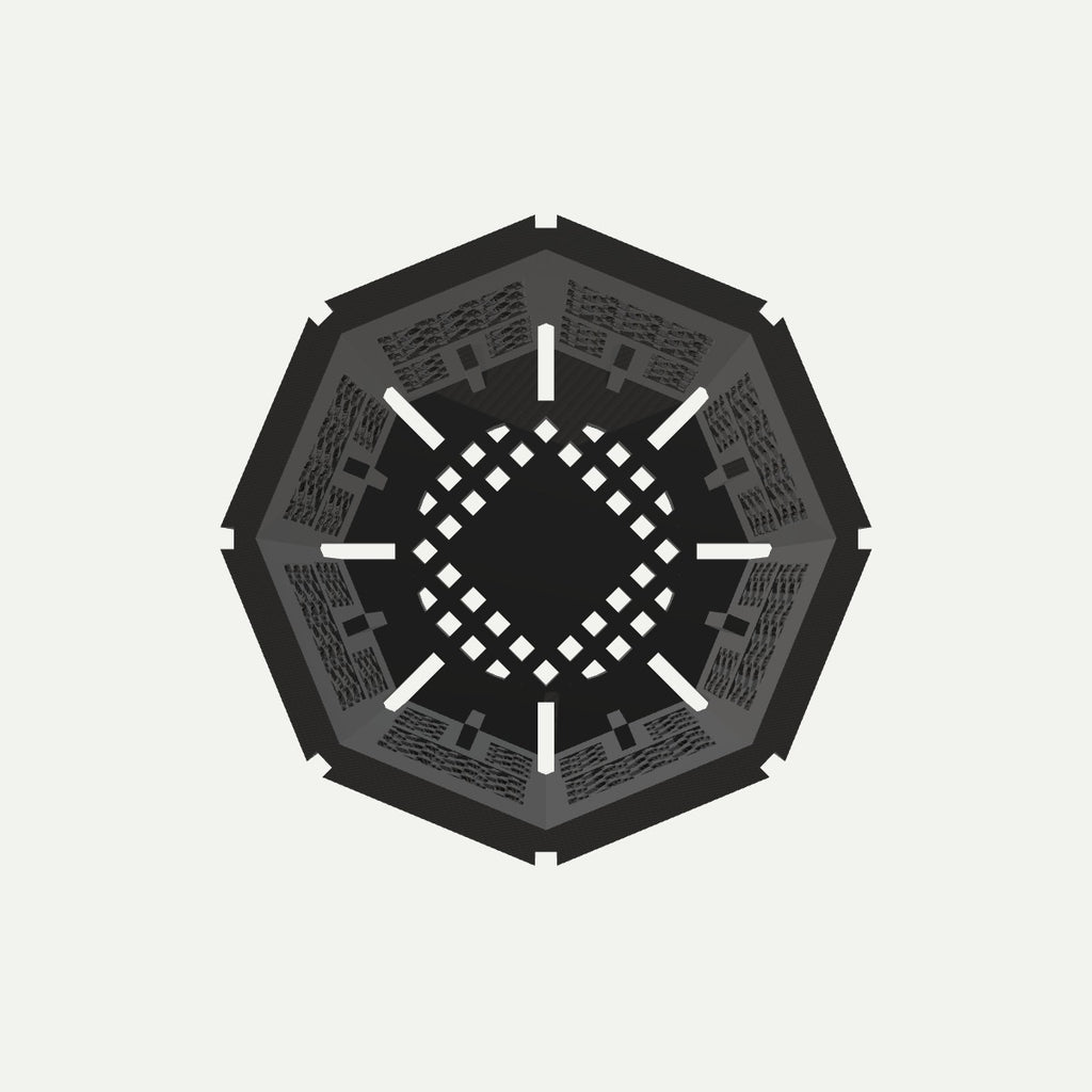 RYUKA BLOCK POT OCTAGON｜いしだたみ 上面