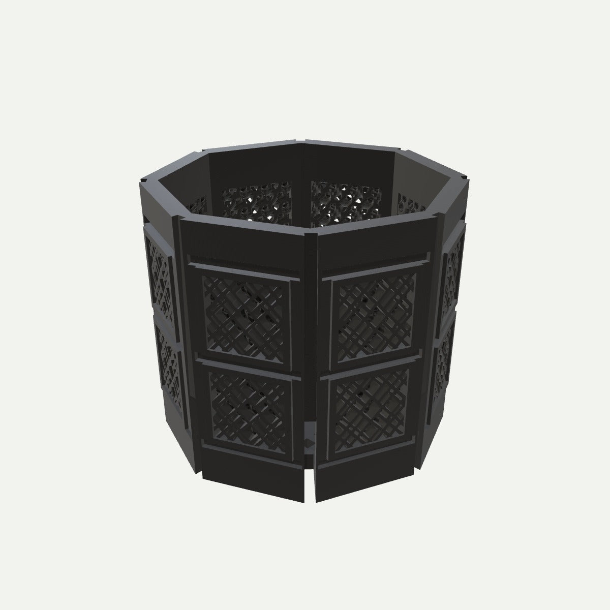 RYUKA BLOCK POT OCTAGON｜うどぅん 斜め
