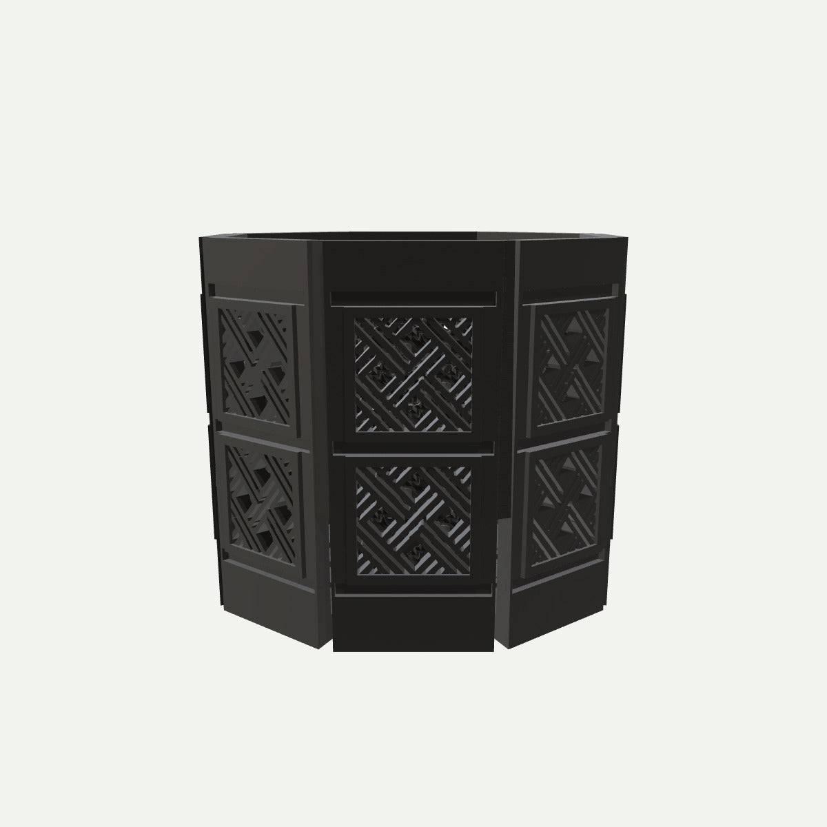 RYUKA BLOCK POT OCTAGON｜あやぱに 正面