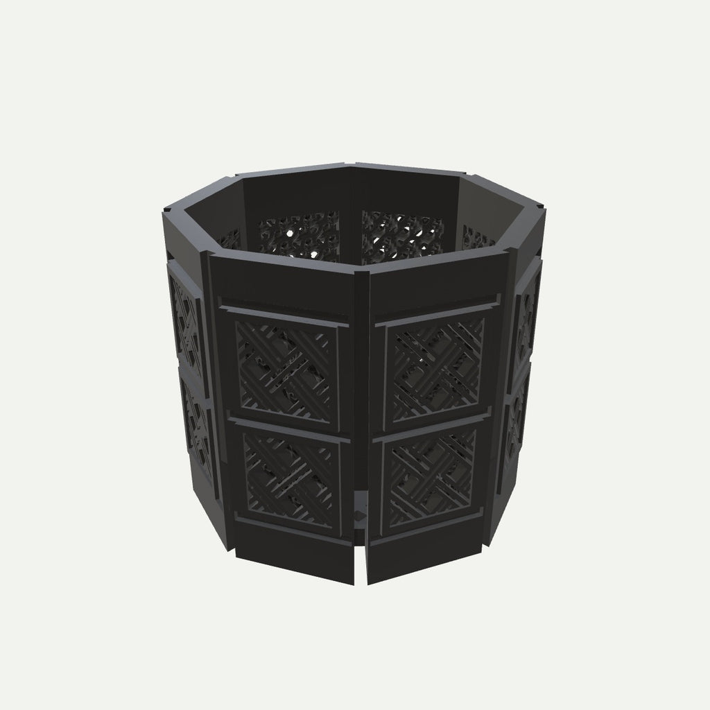 RYUKA BLOCK POT OCTAGON｜あやぱに 斜め