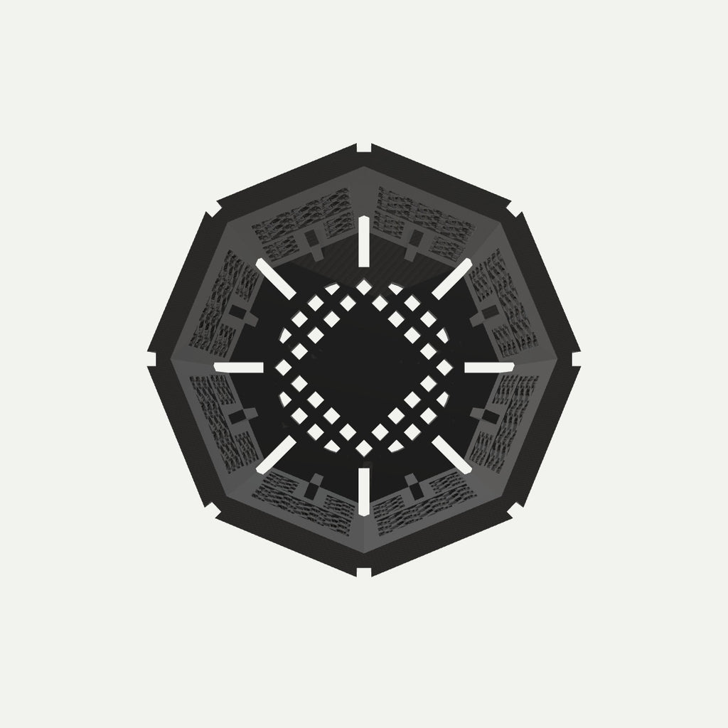 RYUKA BLOCK POT OCTAGON｜ぐすく 上面