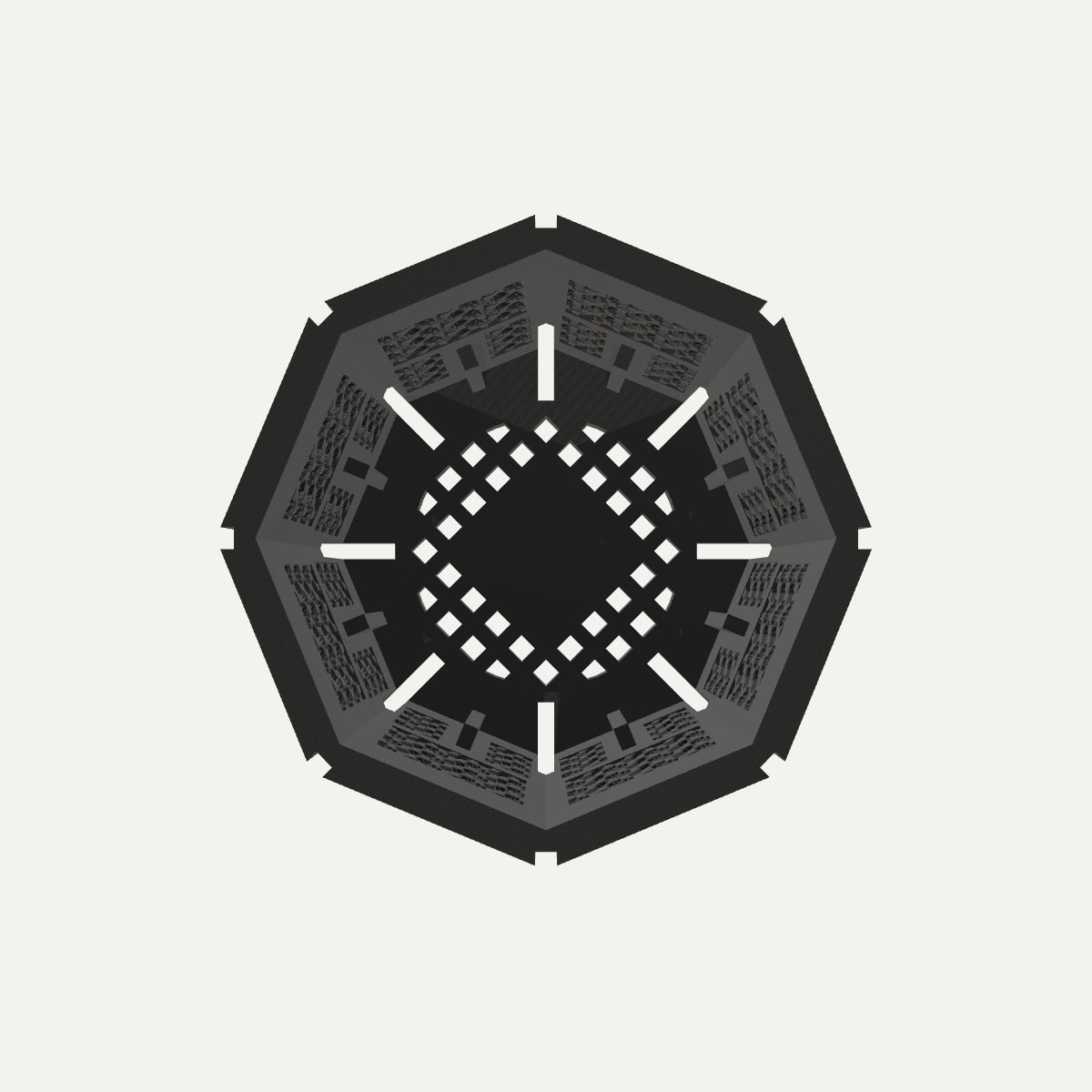 RYUKA BLOCK POT OCTAGON｜はいみつ 上面