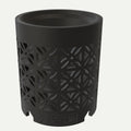 RYUKA GROW POT 四弁花 MATTE BLACK（全体）