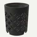 RYUKA GROW POT 七宝 MATTE BLACK（全体）
