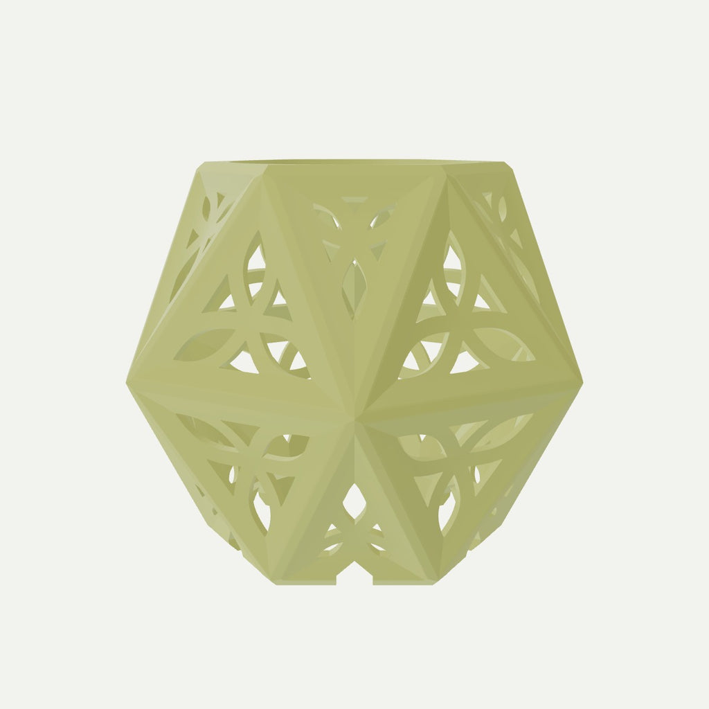 RYUKA GROW POT ORI OUTER 三つ葉 MATCHA GREEN
